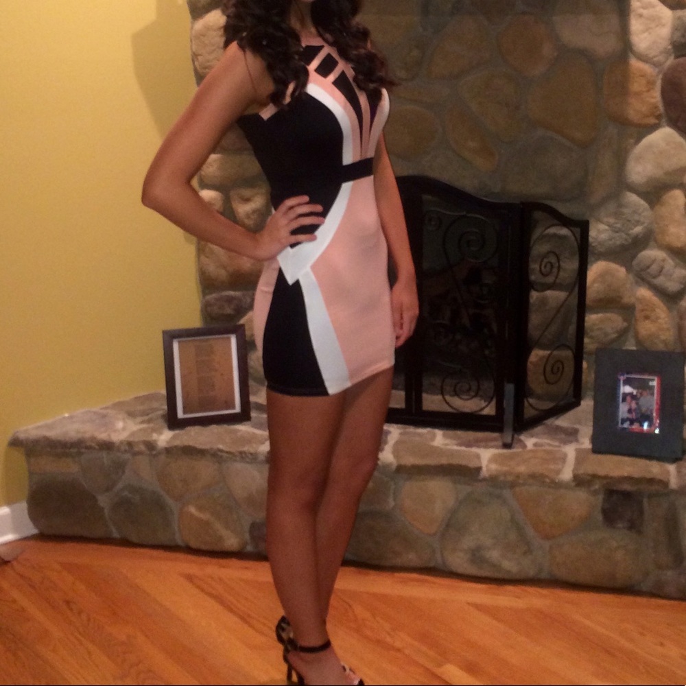 Multi Colored Mini Dress